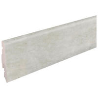 SOKLOVÁ LIŠTA  (za kus) sivobiela - sivobiela, Basics, plast (240/5.8/1.2cm)