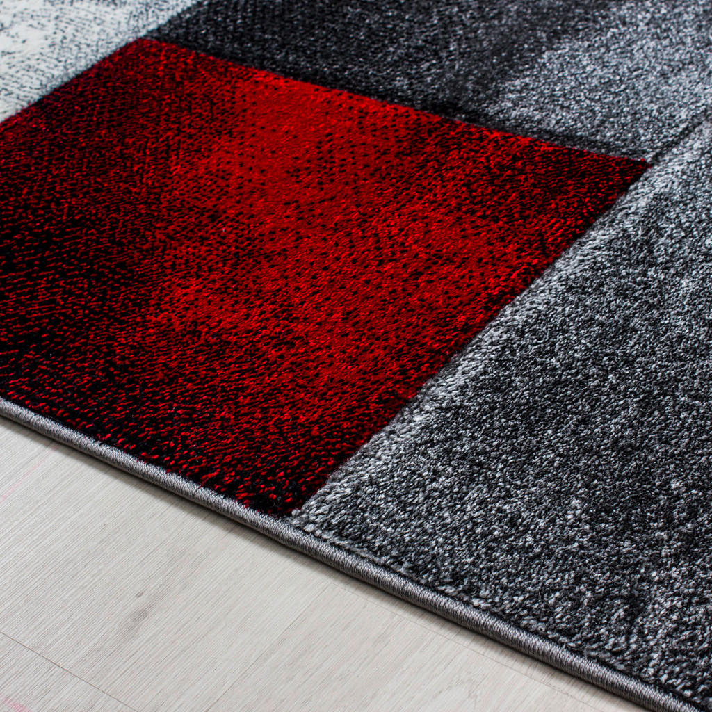 Thumbnail - Novel Webteppich Hawaii 1710, Rot, Textil, Karo, rechteckig, 200x290 cm, Oeko-Tex® Standard 100, für Fußbodenheizung gee...