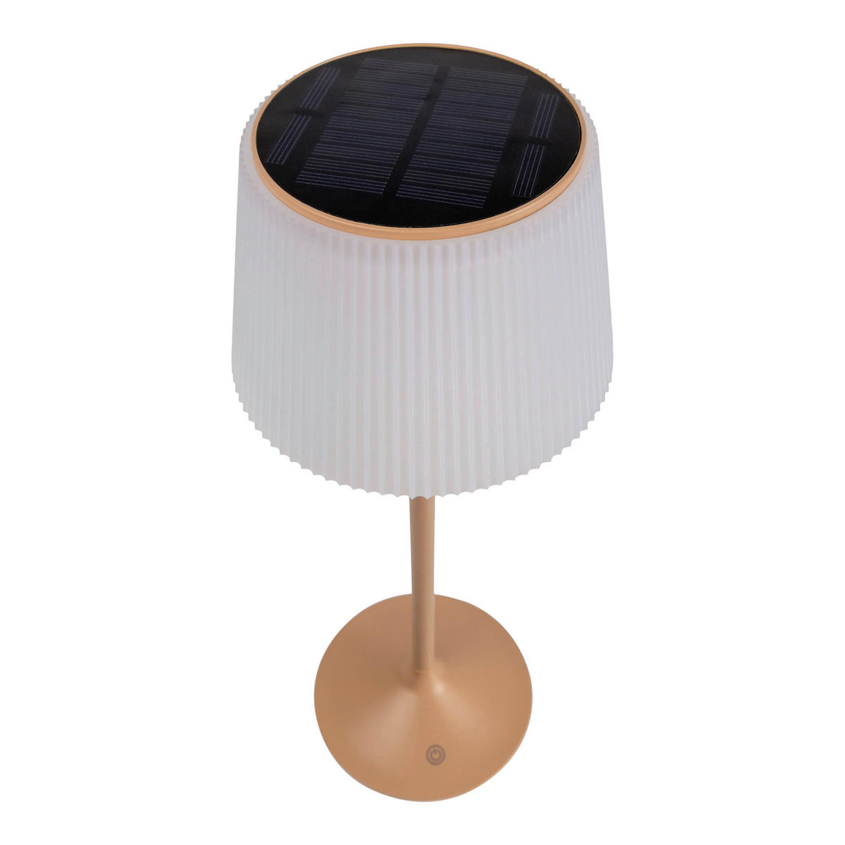SOLARLEUCHTE EMMI 13/38 cm   - Beige/Weiß, Trend, Kunststoff/Metall (13/38cm) - Näve