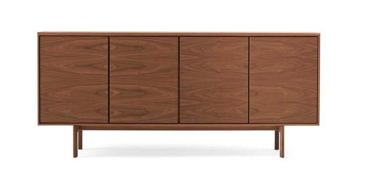 SIDEBOARD  190/85/43 cm 2 låda(or)  - mörkbrun, Design, trä (190/85/43cm) - Skovby