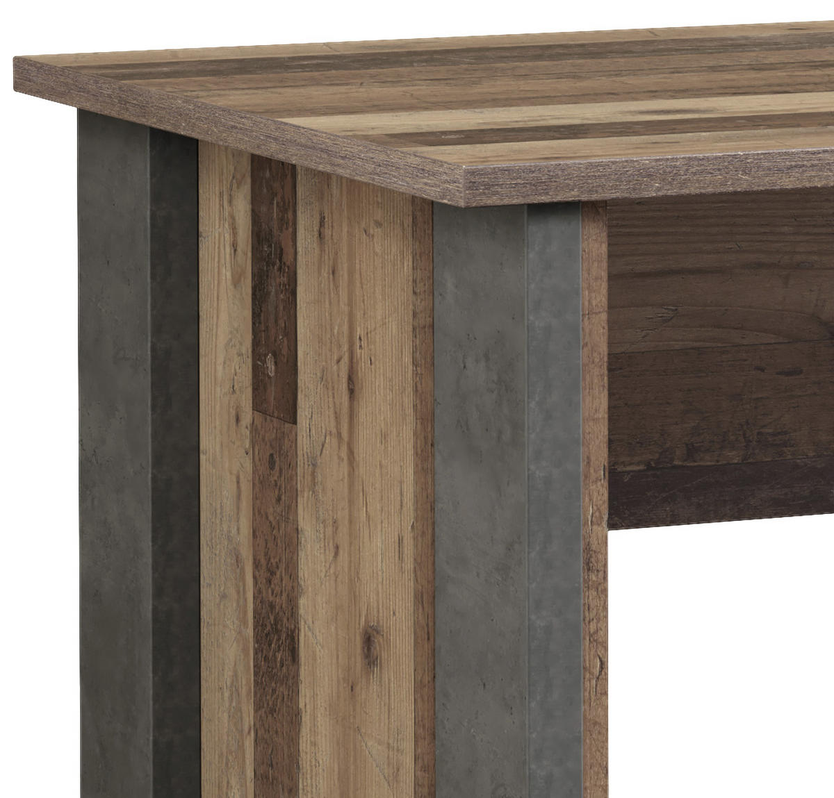 SCHREIBTISCH 103/70/73.5 cm  in Braun, Dunkelgrau  - Dunkelgrau/Braun, KONVENTIONELL, Holzwerkstoff/Kunststoff (103/70/73.5cm) - MID.YOU