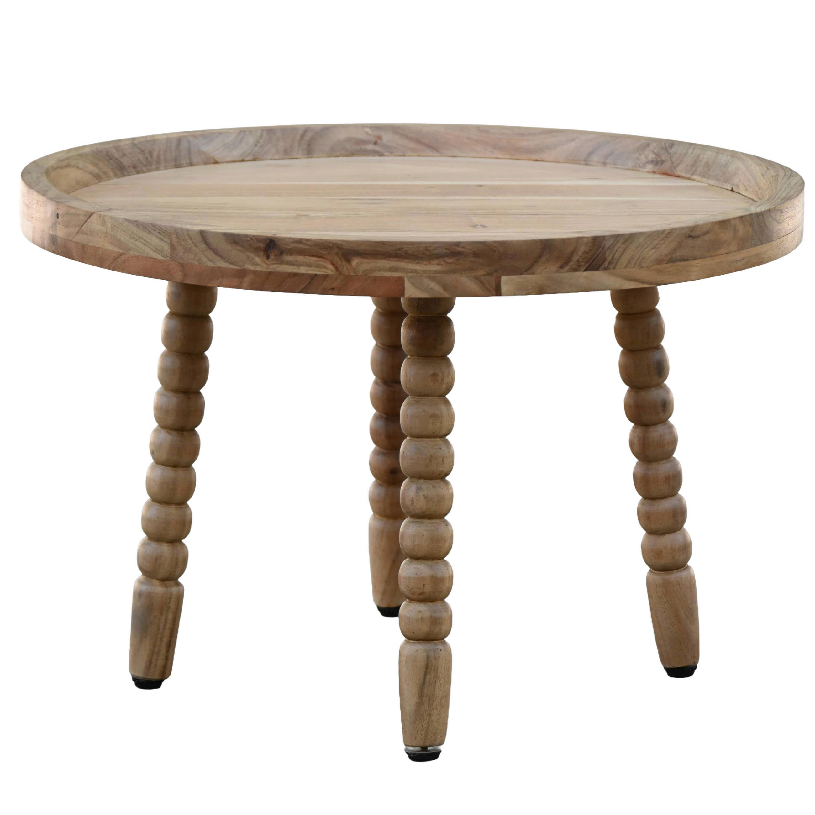 COUCHTISCH in Holz 60/60/40 cm  - Akaziefarben, Design, Holz (60/60/40cm) - Livetastic