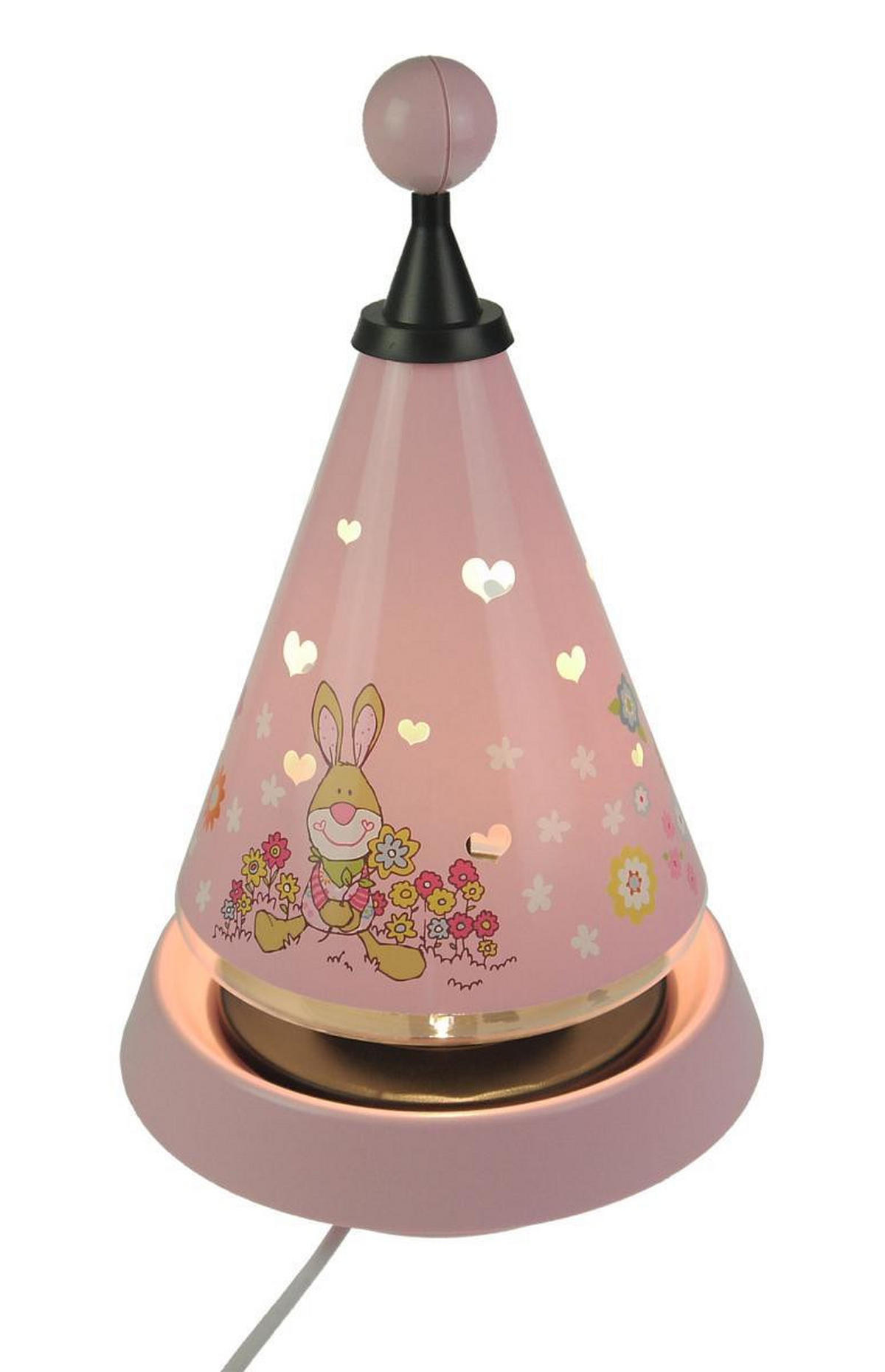 KINDERTISCHLEUCHTE Bungee Bunny  - Blau/Gelb, LIFESTYLE, Kunststoff (21/35cm)