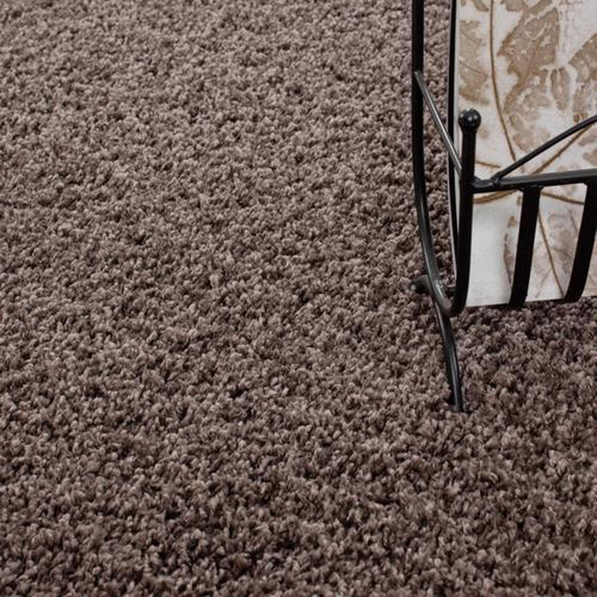 KOBEREC S VYSOKÝM VLASEM, 120 cm šedohnědá - šedohnědá, Konvenční, textil (120cm) - Novel