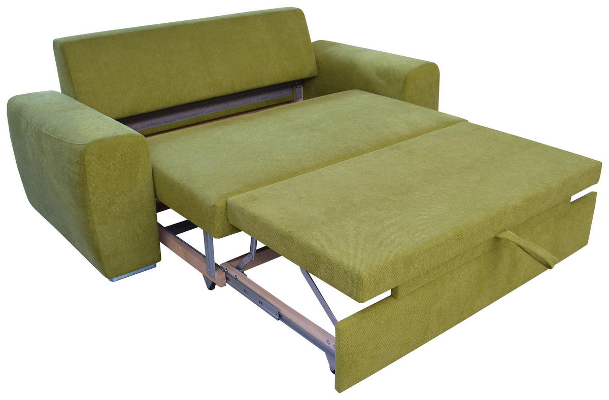 SCHLAFSOFA Anthrazit  - Chromfarben/Anthrazit, Design, Holz/Textil (199/92/97cm) - Livetastic