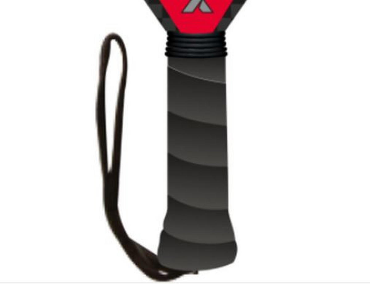 PADEL SCHLÄGER ROT - Rot/Schwarz, KONVENTIONELL, Kunststoff (37/26/3,5cm)