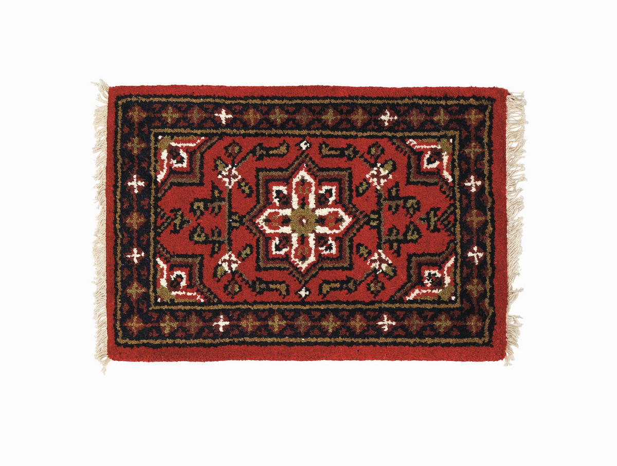 Covor Oriental  Indo Rajpur Super -TOP-  - bej/roșu, Lifestyle, textil (40/60cm) - Cazaris