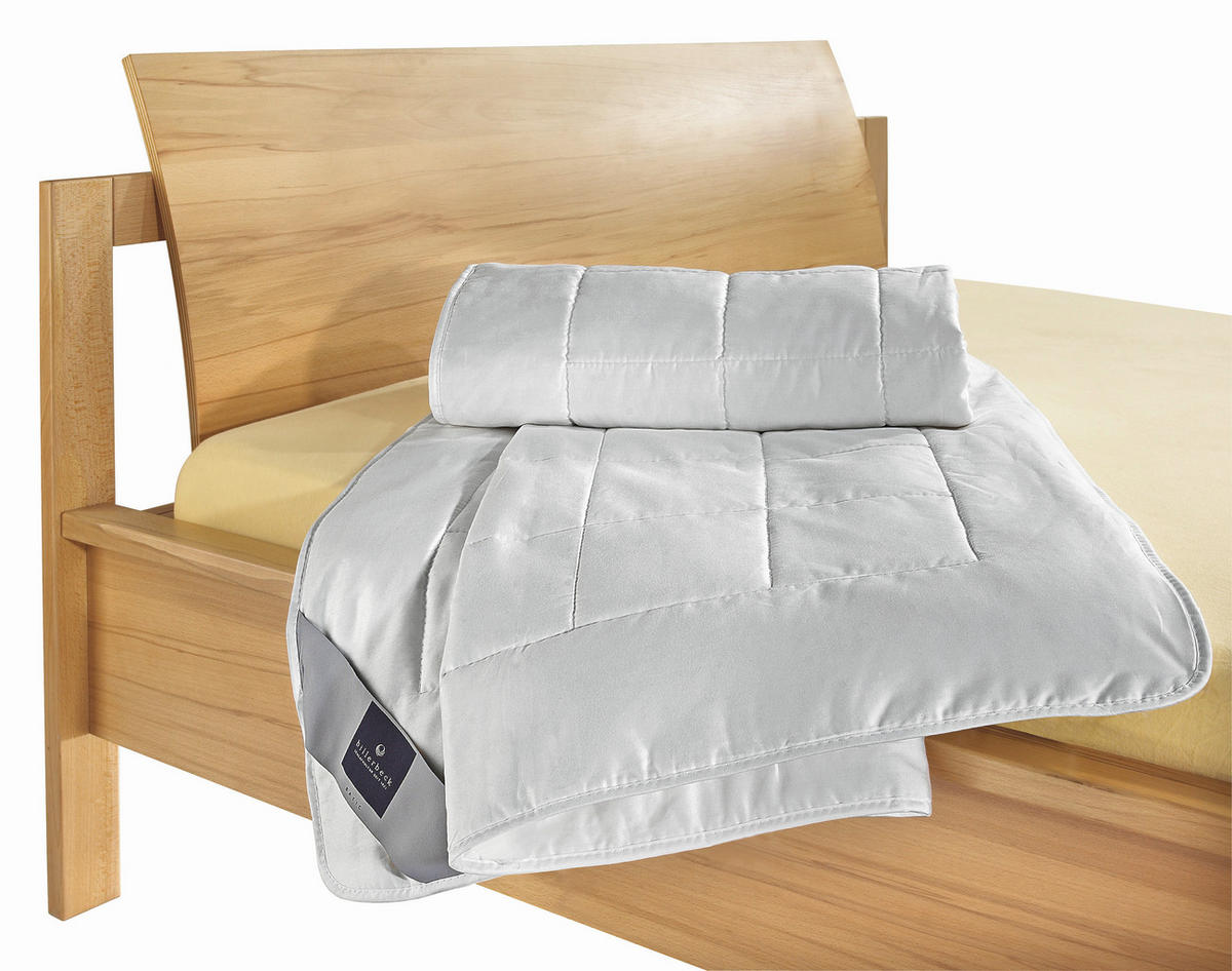 LETNÍ PŘIKRÝVKA, 200/200 cm, hedvábí - bílá, Basics, textil (200/200cm) - Billerbeck