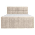 BOXBETT 140/200 cm  in Beige  - Chromfarben/Beige, MODERN, Holz/Holzwerkstoff (140/200cm) - Esposa