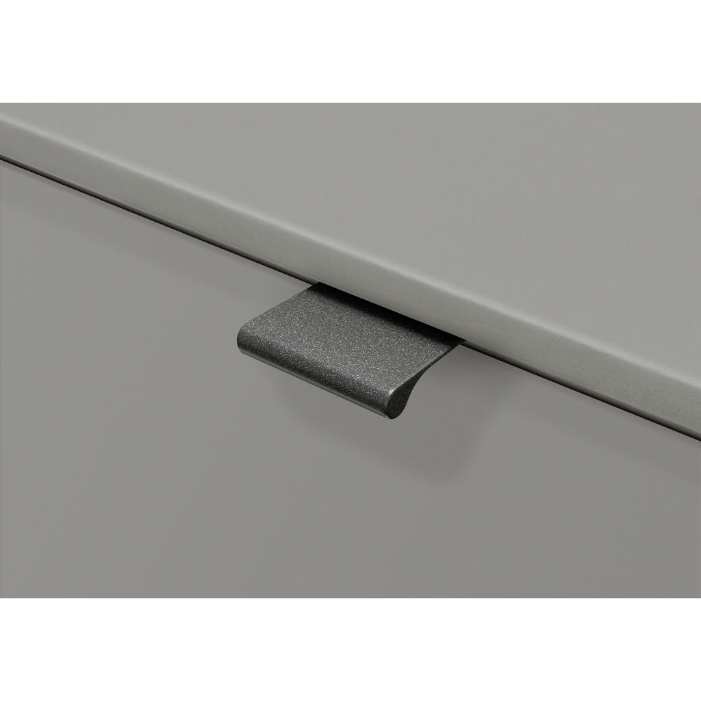 Thumbnail - Dieter Knoll Nachtschrank, Weiß, Eiche Bianco, Metall, 3 Schubladen, 60x48x43 cm, ISO 9001, Goldenes M, Made in Germany,...