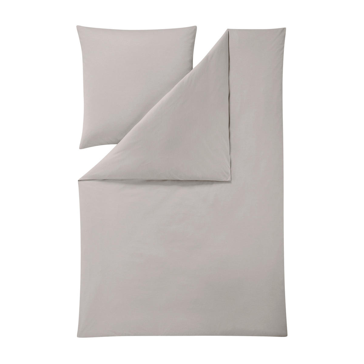 BETTWÄSCHE Atelier Interlock-Jersey 155/200 cm  - Silberfarben, Design, Textil (155/200cm) - Estella