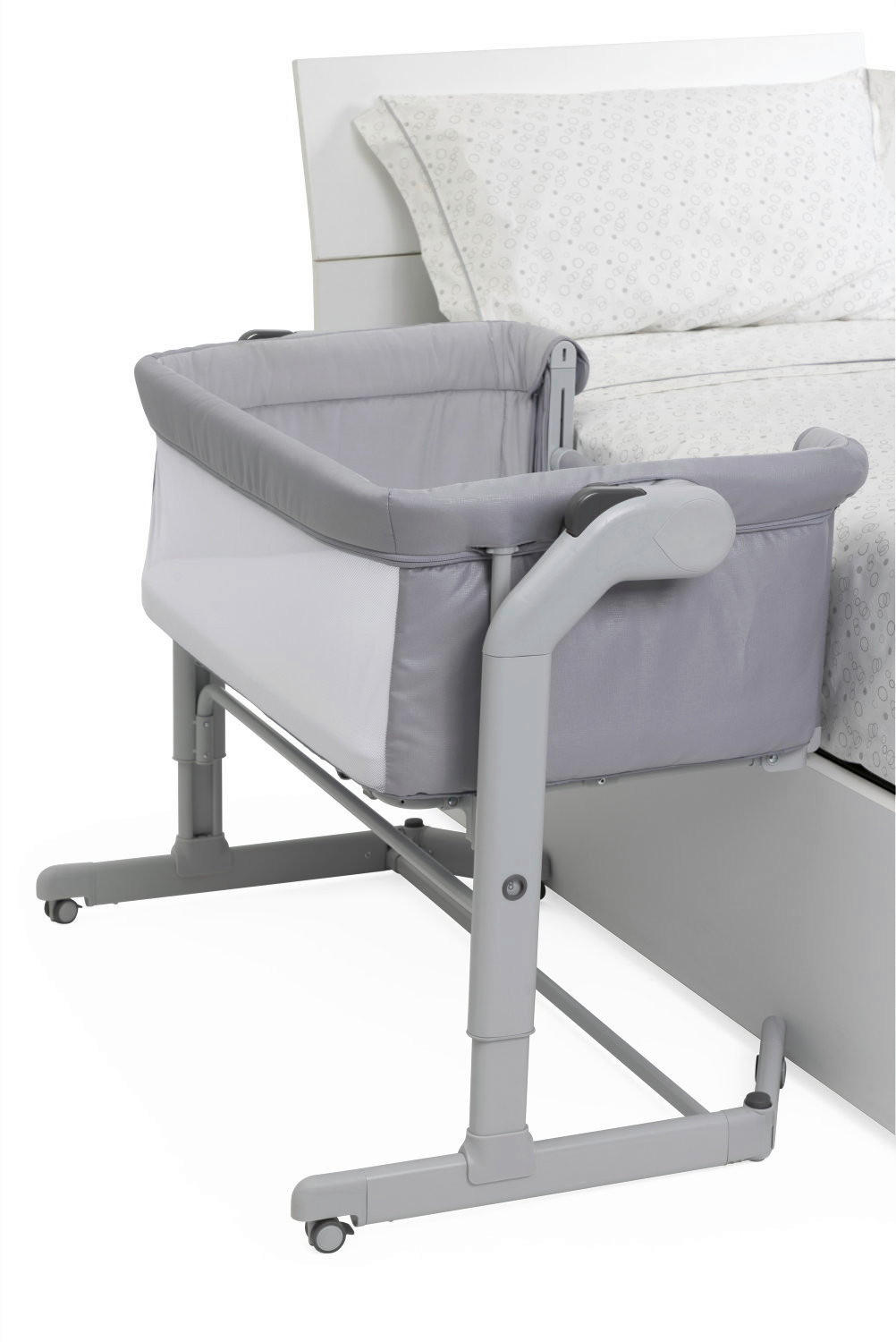 BEISTELLBETT NEXT2ME MAGIC EVO - Grau, Basics, Textil/Metall (99/73,5/64/80cm) - Chicco
