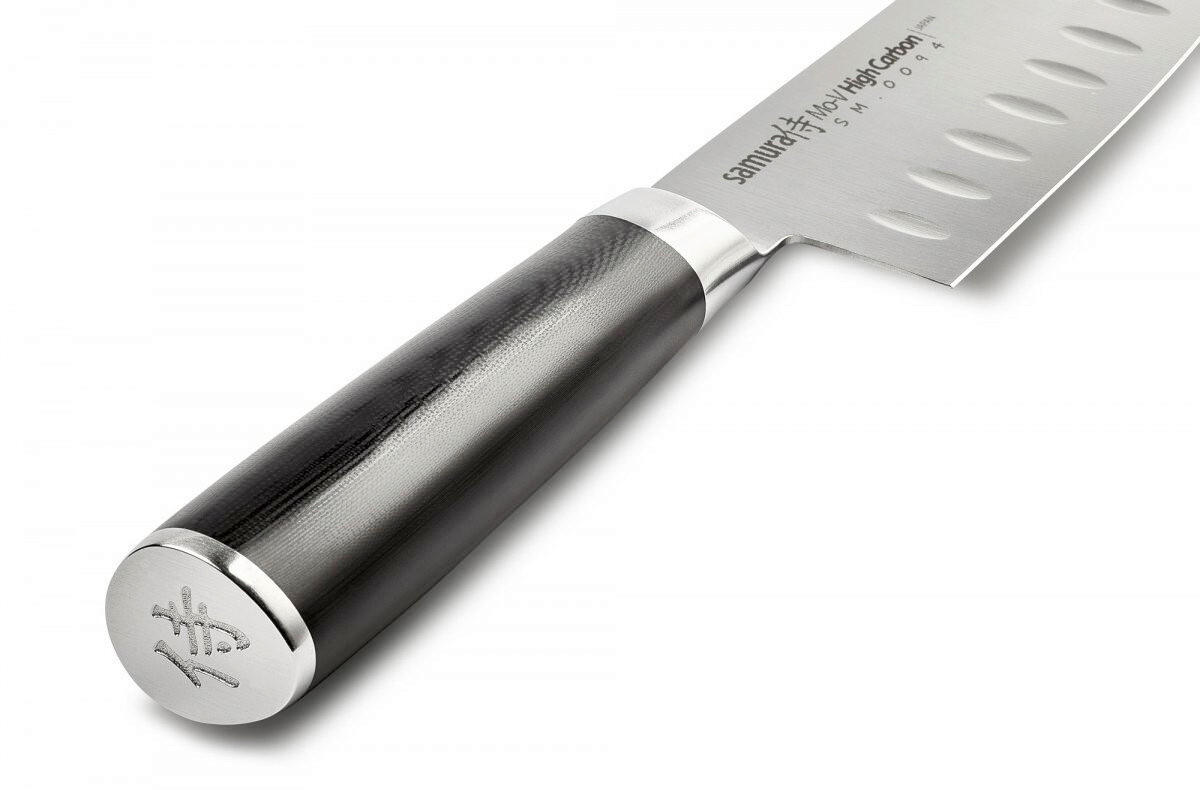 SANTOKU NOŽ  MO-V        30,5 cm     - boje oplemenjenog čelika/crna, Basics, drvni materijal/metal (30,5cm) - Samura