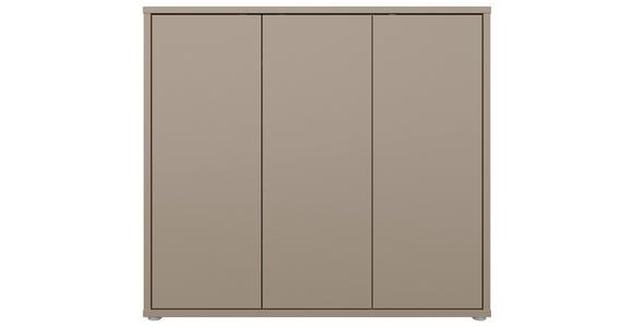 SCHUHSCHRANK  in 109,2/99,1/34,9 cm  - Taupe/Grau, MODERN, Holzwerkstoff/Kunststoff (109,2/99,1/34,9cm) - Carryhome