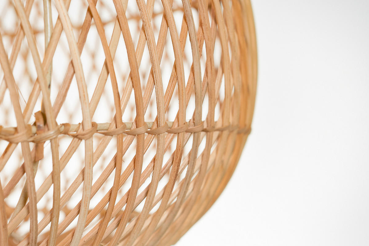 HÄNGELEUCHTE Good & Mojo 70/34 cm   - Naturfarben, Basics, Holz (70/34cm) - Good & Mojo