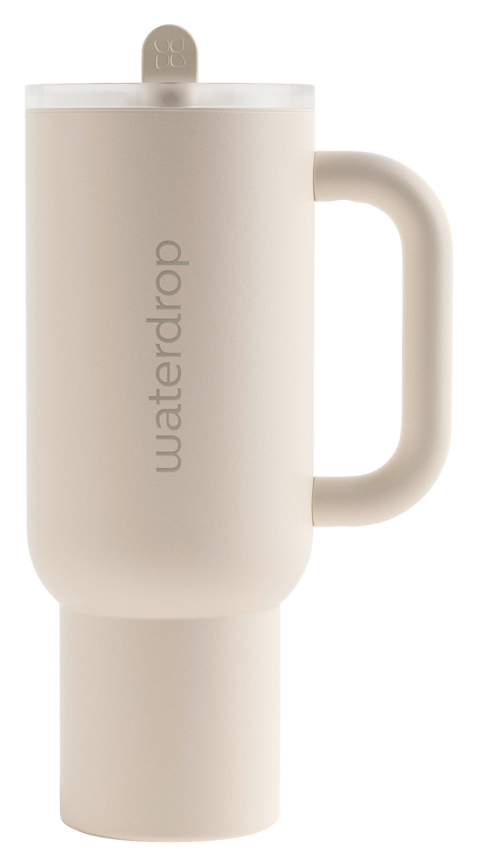 THERMOBECHER 1,1 L  - Weiß, Basics, Kunststoff/Metall (1,1l) - waterdrop