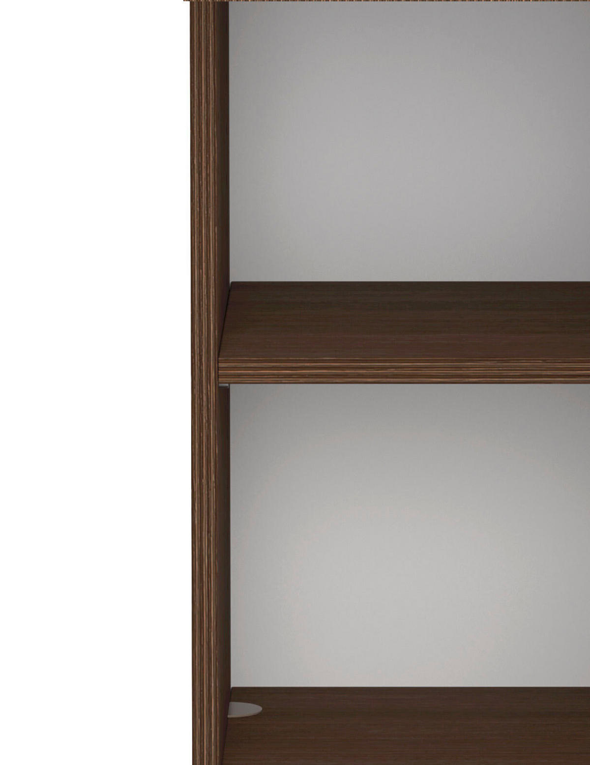 UNTERSCHRANK 30/79 /35 cm   - Dunkelbraun/Schwarz, Natur, Holzwerkstoff/Kunststoff (30/79 /35cm) - Held