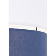 HÄNGELEUCHTE 37/120 cm  - Weiß/Dunkelblau, MODERN, Kunststoff/Textil (37/120cm) - Novel