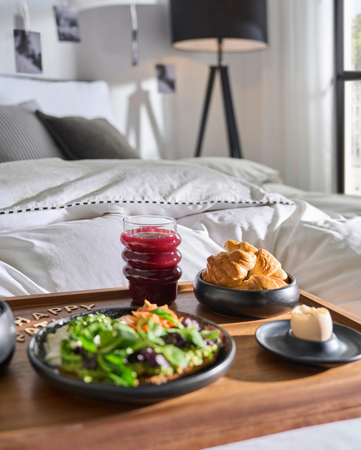 BOXSPRINGBETT 180/200 cm  in Grau  - Schwarz/Grau, KONVENTIONELL, Holz/Textil (180/200cm) - Jensen