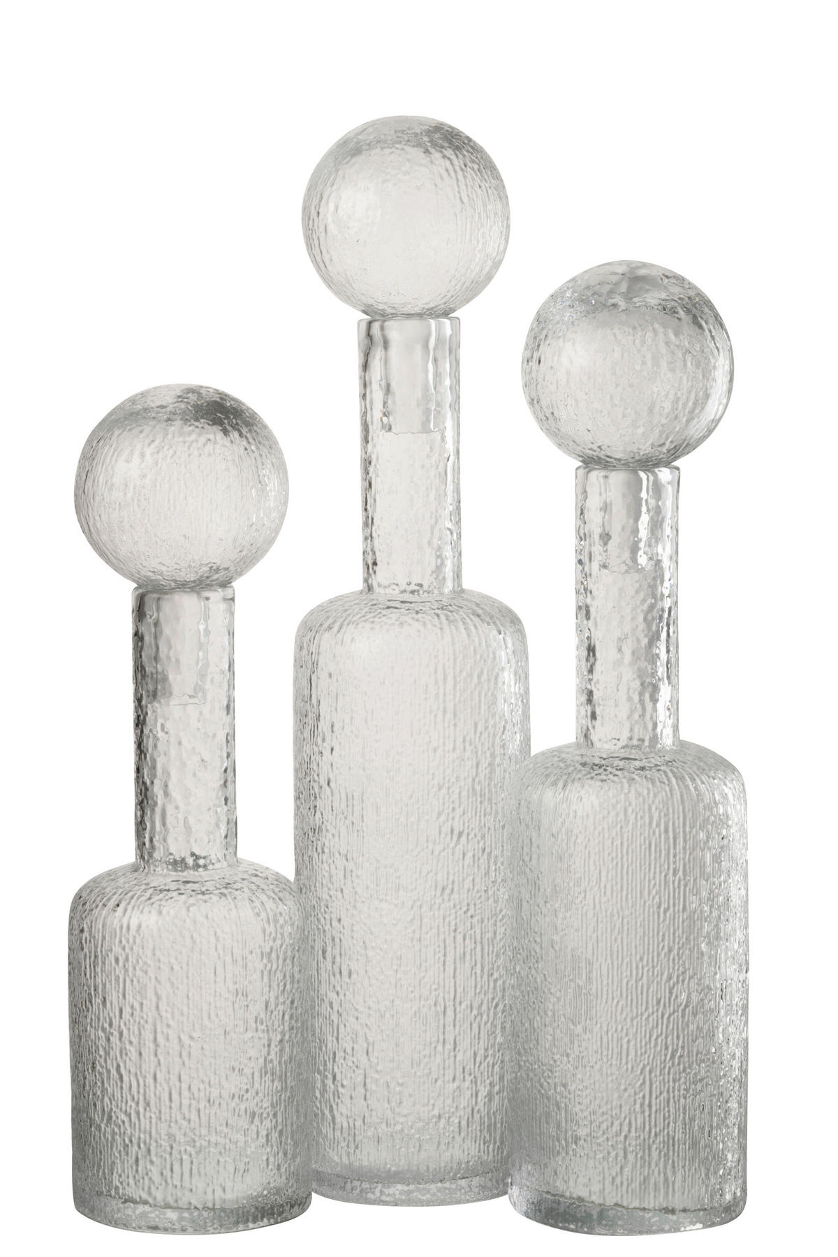 DEKOFLASCHE - Transparent, Basics, Glas (12,5/12,5/56cm)