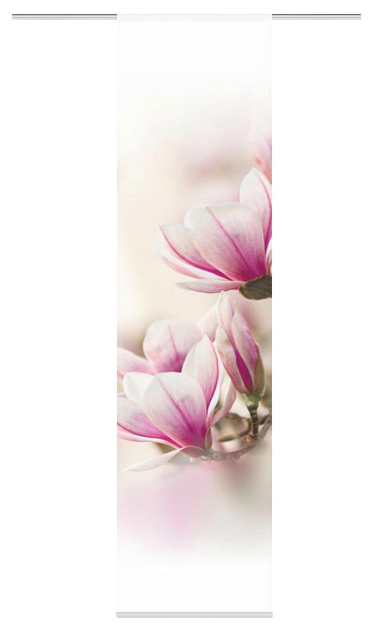 FLÄCHENVORHANG MAGNENE     60/245 cm  - Rosa, Basics, Textil (60/245cm)