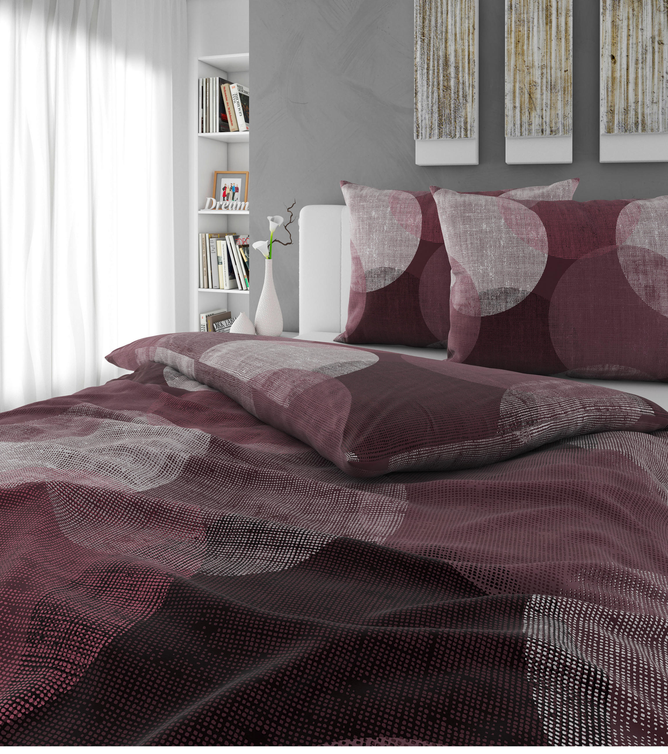 POVLEČENÍ, flanel, světle fialová, 200/200 cm - světle fialová, textil (200/200cm) - Esposa