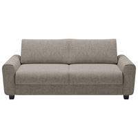 SCHLAFSOFA in Textil Hellbraun  - Hellbraun/Schwarz, Design, Kunststoff/Textil (203/69-82/99cm) - Welnova