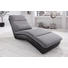 LIEGE in Textil Grau, Schwarz - Chromfarben/Schwarz, Design, Textil (72/80/170cm) - Carryhome LIEGE in Textil Grau, Schwarz - Chromfarben/Schwarz, Design, Textil (72/80/170cm) - Carryhome