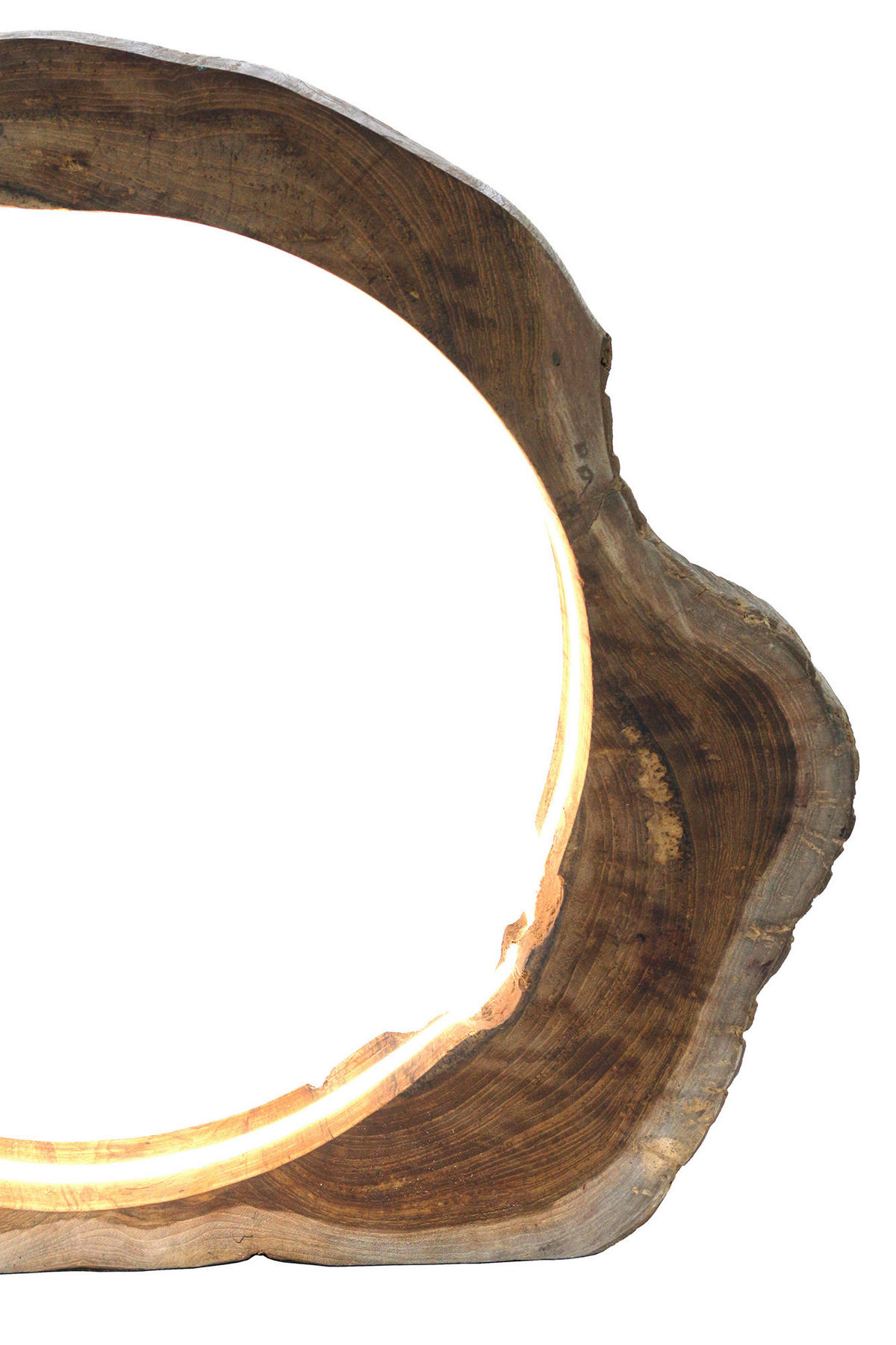 LED-TISCHLEUCHTE 49/49/5,5 cm   - Naturfarben, Design, Holz (49/49/5,5cm) - P & B