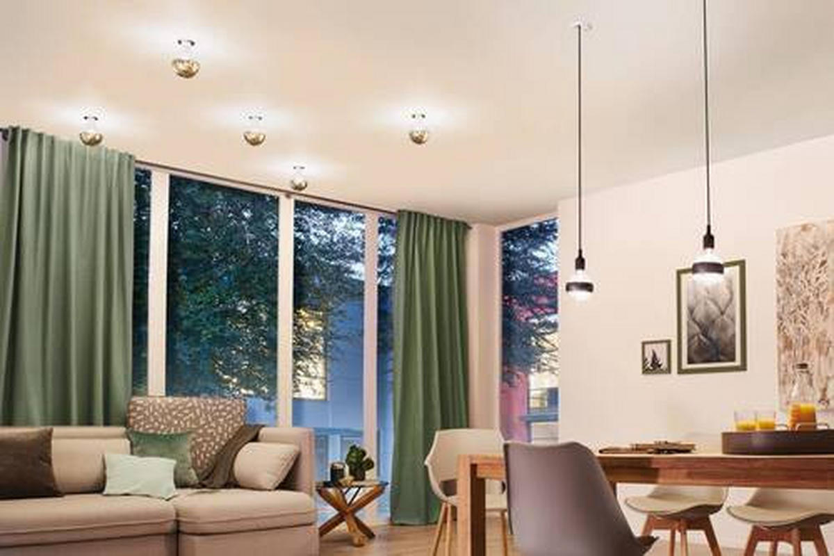 LED-LEUCHTMITTEL   E27 1x6,5W W 600 lm  - Klar/Goldfarben, Basics, Glas (13,8cm) - Paulmann