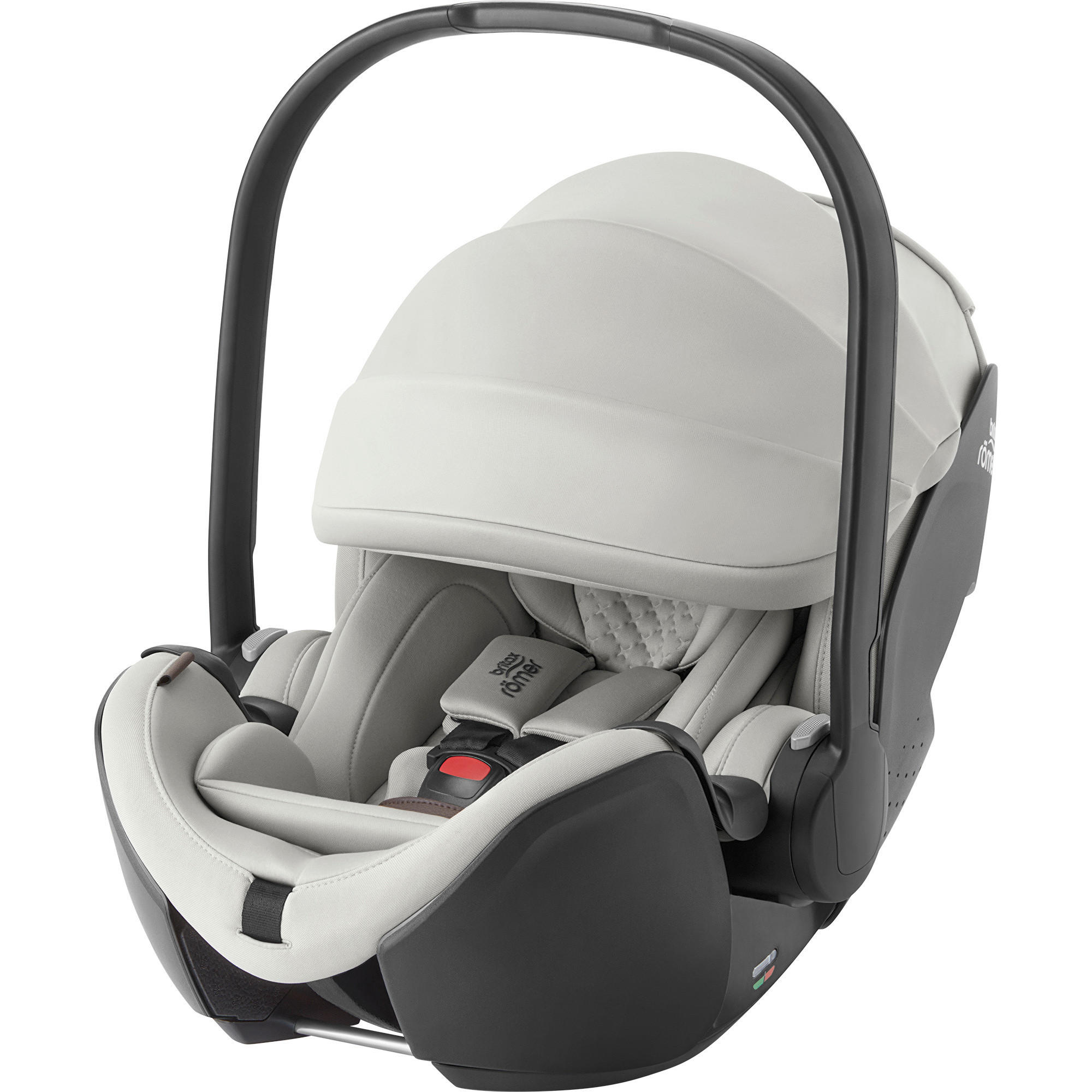 BABYSCHALE Baby-Safe Pro Linen Grey   - Greige, Basics, Kunststoff/Textil (44/62.5/65.5cm) - Britax Römer