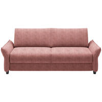 BÄDDSOFFA i vävt tyg gammelrosa  - svart/gammelrosa, Klassisk, textil/plast (198/82/106cm) - MID.YOU