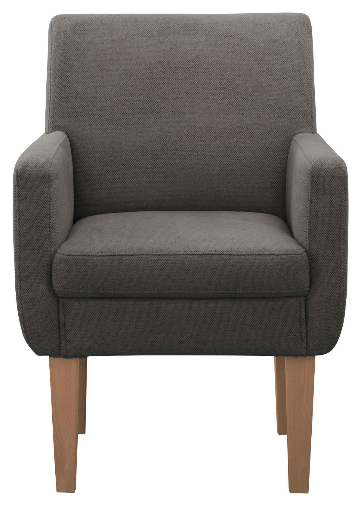 SESSEL in Flachgewebe Anthrazit  - Anthrazit/Naturfarben, KONVENTIONELL, Holz/Textil (66/97/71cm) - Sit & More