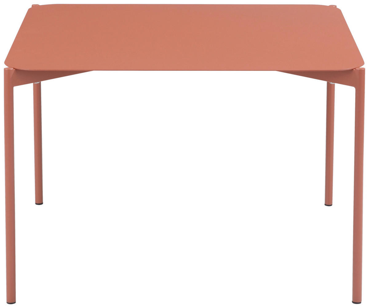 COUCHTISCH 60/60/40 cm quadratisch Terracotta  - Terracotta, Design, Metall (60/60/40cm) - Carryhome