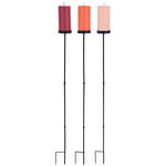 LED-KERZE 7,5/117 cm  - Rot/Creme, Basics, Kunststoff (7,5/117cm) - Ambia Home