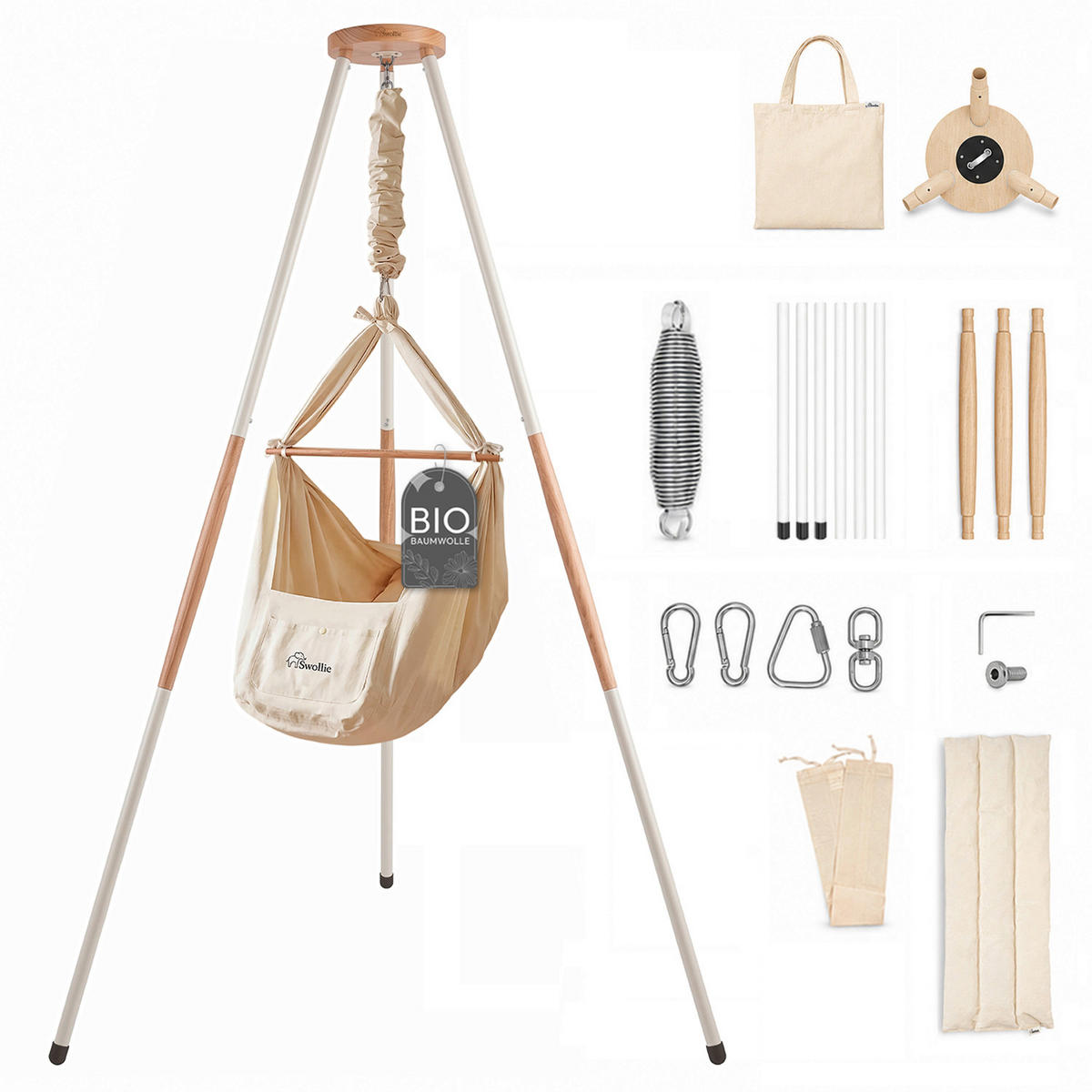 FEDERWIEGE  120/120/194 cm  - Basics (120/120/194cm)