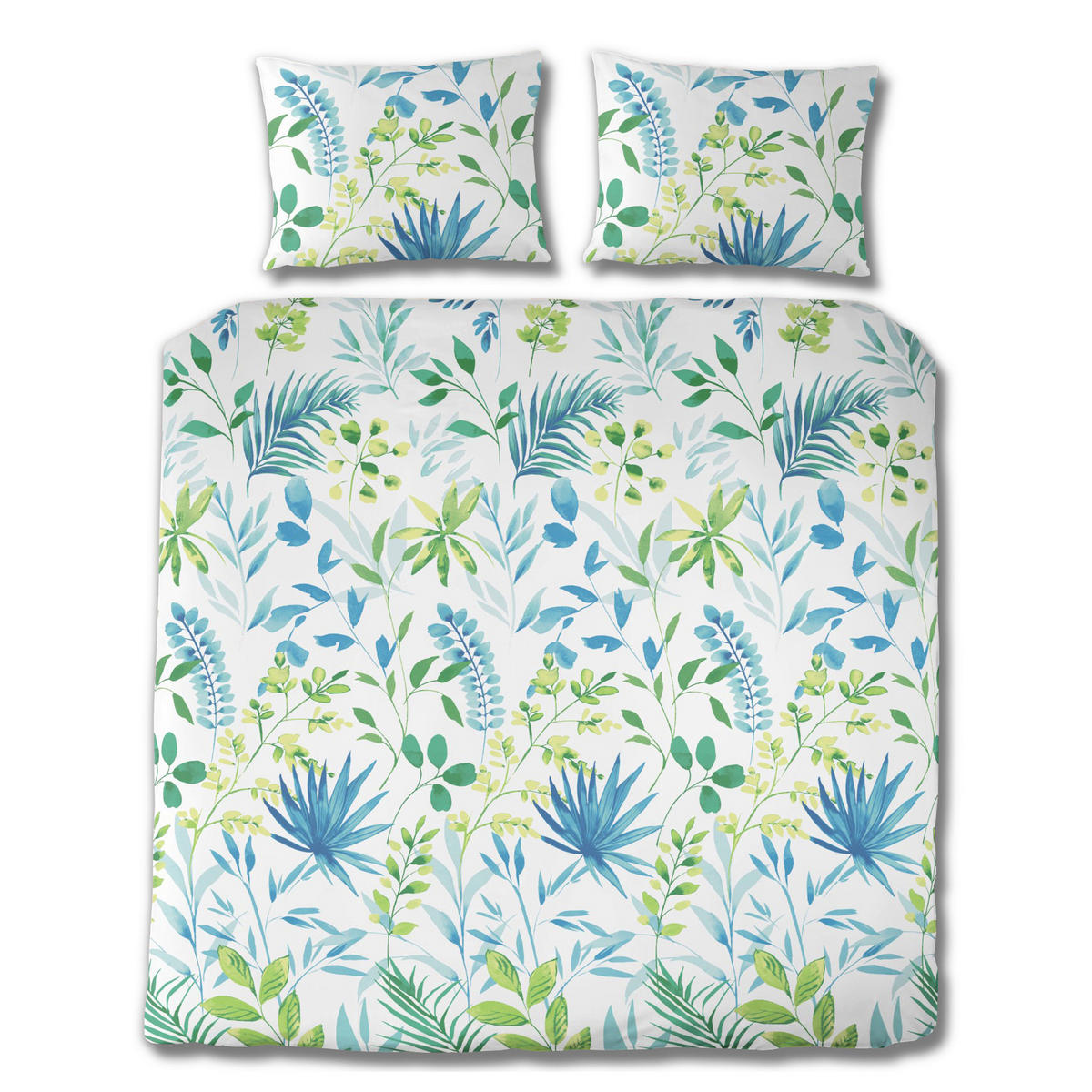 BETTWÄSCHE Seersucker 200/200 cm  - Blau, Design, Textil (200/200cm) - Florella