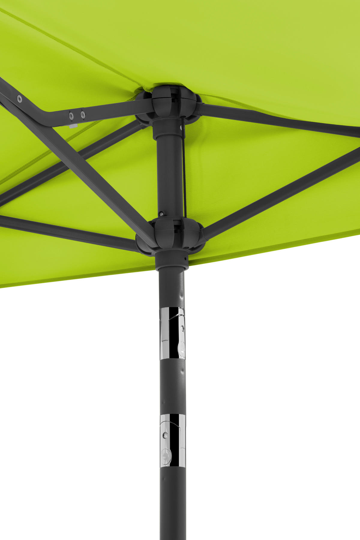 AMPELSCHIRM   - Anthrazit/Grün, Basics, Textil/Metall (150/228/150cm) - Schneider