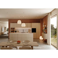 EINBAUKÜCHE   - Eschefarben, Basics, Holz - Walden