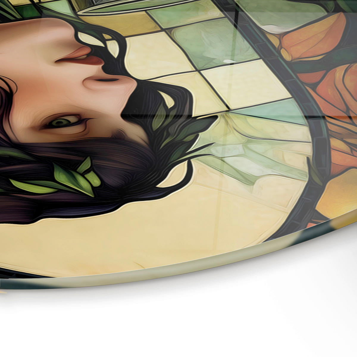 GLASBILD 70/100 cm  - Multicolor, Basics, Glas/Papier (70/100cm)