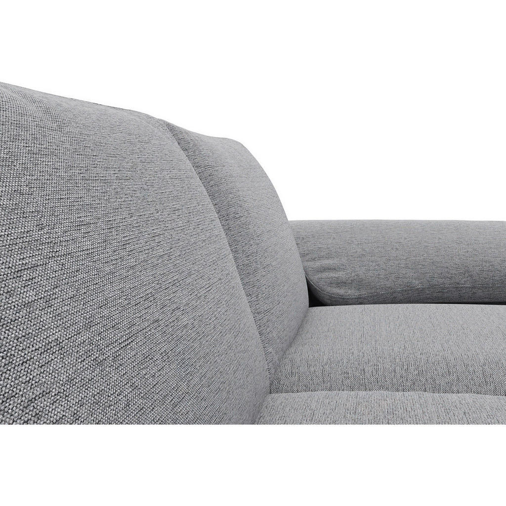 Thumbnail - Livetastic Ecksofa, Hellgrau, Textil, 3-Sitzer, Ottomane rechts, L-Form, 274x159 cm, Reach, Goldenes M, Oeko-Tex® Standa...