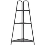 ECKREGAL Metall Schwarz  - Schwarz, Trend, Metall (62/114/40cm) - Landscape