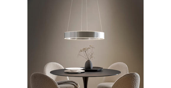 LED-HÄNGELEUCHTE Otis 63/64/150 cm - Alufarben, Design, Metall (63/64/150cm) - Dieter Knoll
