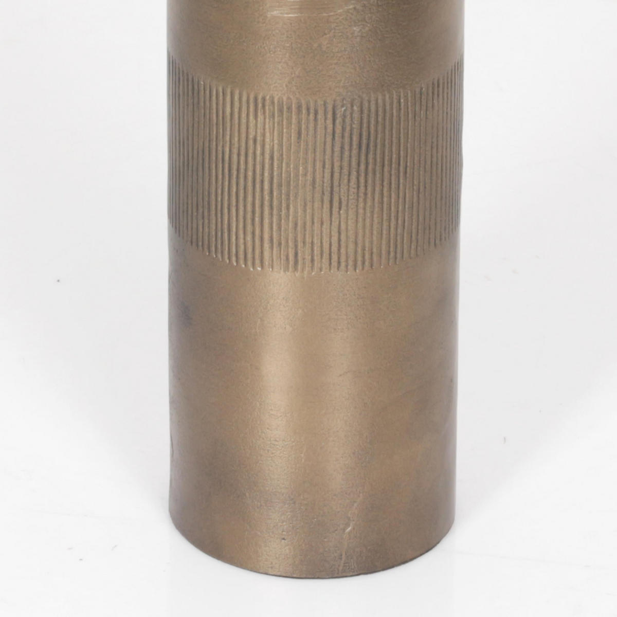 TISCHLEUCHTE - Bronzefarben/Weiß, Trend, Textil/Metall (30/55/30cm)
