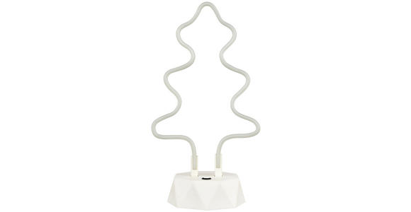 LED-Dekoleuchte Greta - Weiß, MODERN, Kunststoff (75cm) - Luca Bessoni