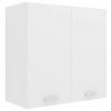 KÜCHENOBERSCHRANK 60/60/31 cm  in Weiß  - Alufarben/Weiß, KONVENTIONELL, Holzwerkstoff/Metall (60/60/31cm) - MID.YOU