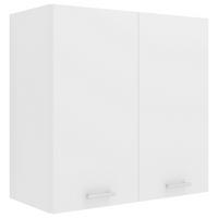 KÜCHENOBERSCHRANK 60/60/31 cm  in Weiß  - Alufarben/Weiß, KONVENTIONELL, Holzwerkstoff/Metall (60/60/31cm) - MID.YOU