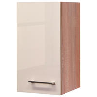 KÜCHENOBERSCHRANK 30/54,8/32 cm  in Sonoma Eiche, Kaschmir  - Kaschmir/Edelstahlfarben, MODERN, Holzwerkstoff/Metall (30/54,8/32cm) - FlexWell
