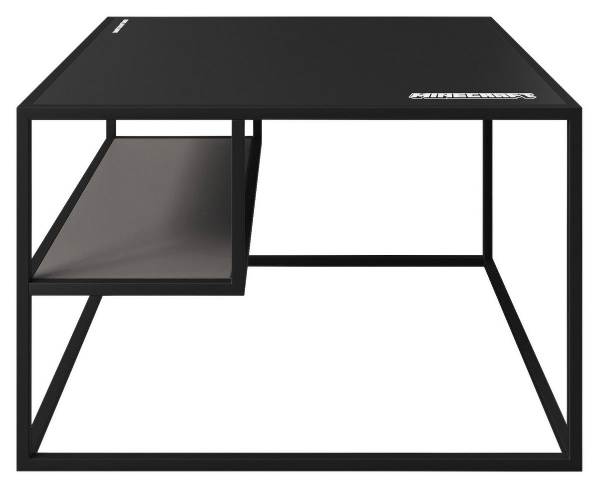 COUCHTISCH 70/70/45 cm quadratisch Schwarz  - Schwarz, MODERN, Holzwerkstoff/Metall (70/70/45cm) - Minecraft