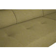 ECKSOFA in Struktur Gelb  280/205 cm  - Gelb/Schwarz, Design, Textil/Metall (280/205cm) - Xora